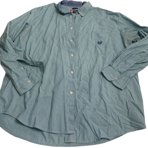 Men's Chaps Button Down Top - Picture 1 of 4